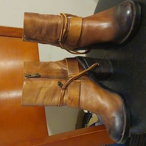 Vince Camuto Silas Leather Ombré Mid-Calf Booties Women’s 7